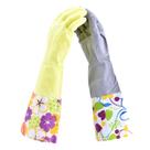 Luvas domésticas Finnhomy Latex Free Cleaning cinza e amarelo Luvas domésticas Finnhomy Latex Free Cleaning cinza e amarelo