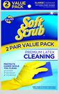 Luvas domésticas Soft Scrub Latex G-Large, 2 pares