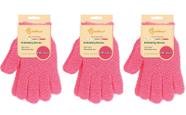 Luvas esfoliantes Evridwear Heavy Soft Nylon, 3 pares