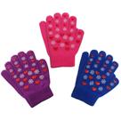 Luvas Evridwear Magic Stretch, 3 pares de flocos de neve quentes para crianças