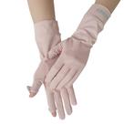 Luvas femininas CAMSTIC UPF 50+ com proteção solar UV rosa