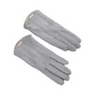 Luvas Femininas De Camurça Com Tela Sensível Ao Toque Para Outono/Inverno, Quentes, À Prova De