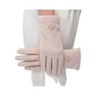 Luvas Femininas De Camurça Sintética Com Efeito Visom, Elegantes Coreanas, Quentes, Confortáveis