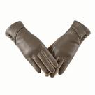 Luvas Femininas De Couro Com Tela Sensível Ao Toque, Forradas Com Lã Macia, Elegantes, Quentes, Luvas Femininas De Couro Com Tela Sensível Ao Toque, Forradas Com Lã Macia, Elegantes, Quentes,