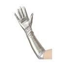 Luvas Femininas Metálicas Douradas E Prateadas Com Efeito Molhado, Comprimento Longo Até O Cotovelo, Luvas Femininas Metálicas Douradas E Prateadas Com Efeito Molhado, Comprimento Longo Até O Cotovelo,