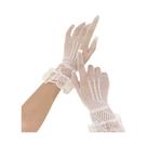 Luvas Femininas Pretas E Brancas Com Proteção UV Para Verão, Finas, De Malha, Com Renda E Dedos Luvas Femininas Pretas E Brancas Com Proteção UV Para Verão, Finas, De Malha, Com Renda E Dedos