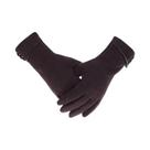Luvas Femininas Térmicas Forradas Com Fleece, Com Tela Sensível Ao Toque, Quentes, De Algodão, Para