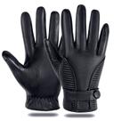 Luvas FIORETTO Luxury, couro genuíno, forradas com caxemira de inverno
