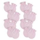 Luvas Gerber Baby Girls, pacote com 8, rosa claro, de 0 a 3 meses