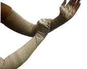 Luvas Hands Protection Extra Longas- Bege-tamanho M Luvas Hands Protection Extra Longas- Bege-tamanho M