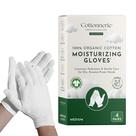 Luvas Hidratantes de Algodão Orgânico Cottonnerie Médio 4 Pares
