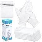 Luvas hidratantes Selizo 10 pares 100% algodão para mulheres Luvas hidratantes Selizo 10 pares 100% algodão para mulheres