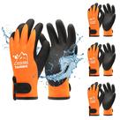 Luvas impermeáveis Toolant Winter Work 3 pares Orange M