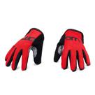 Luvas infantis woom tamanho 7 vermelhas para ciclismo, respiráveis