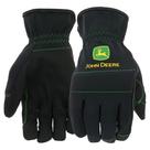 Luvas John Deere JD86021-XL Masculinas - Pretas - Material Sintético