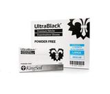 Luvas KingSeal UltraBlack Nitrile Exam Powder Free Large