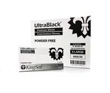 Luvas KingSeal X-LARGE UltraBlack Nitrile Exam 4 MIL 100u