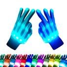 Luvas LED COLEDRE 12 cores para adultos e crianças com mais de 12 anos