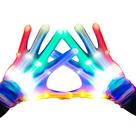 Luvas LED de brinquedo LET'S GO! para meninos e meninas de 7 a 12 anos com baterias