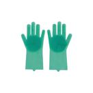Luvas Mágica Escova Limpeza Silicone Lava Louças Prato Carro