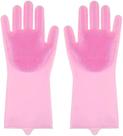 Luvas Magica Escova Limpeza Silicone Lavar Louça Prato Cozinha Multiuso Esponja Pet