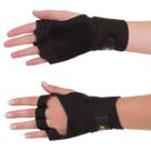 Luvas Para Musculação Com Munhequeira Em Neoprene Preto Artipé
