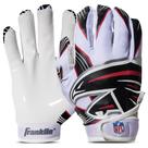 Luvas para receptores de futebol Franklin Sports Atlanta Falcons