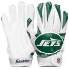 Luvas para receptores de futebol Franklin Sports New York Jets