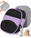 Luvas Removedoras de Pelos de Pet RZPTL Magic Brush 2 Unidades Roxo