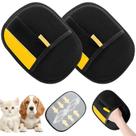 Luvas removedoras de pelos para pets WANGXYZ, 2 unidades, eletrostáticas Luvas removedoras de pelos para pets WANGXYZ, 2 unidades, eletrostáticas