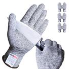 Luvas resistentes ao corte, genéricas, nível 5, 3 pares para cozinha Luvas resistentes ao corte, genéricas, nível 5, 3 pares para cozinha