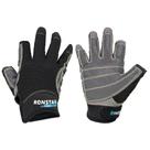 Luvas Ronstan Sticky Race 3 dedos pretas tamanho XL