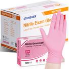 Luvas Schneider Nitrile Exam Cherry Blossom XL, estojo de 1000 quilates