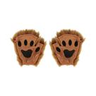 Luvas Sem Dedos De Pelo Sintético Quente Com Patas De Lobo Para Cosplay De Inverno E Acessórios De