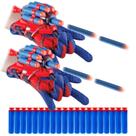 Luvas Spider Web Shooters Cosplay Launcher para crianças