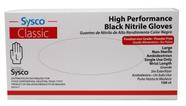 Luvas Sysco Nitrile High Performance, sem pó, pacote com 100