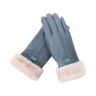 Luvas Térmicas Femininas De Inverno Com Forro De Lã E Proteção Contra Vento Para Caminhadas Ao Ar