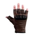 Luvas Texx Liberty Meio Dedo Marrom