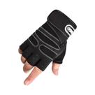 Luvas Unissex De Fitness Meio Dedo Antiderrapantes Com Proteção De Punho Para Esportes, Halteres,