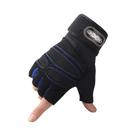 Luvas Unissex De Fitness Meio Dedo Antiderrapantes Com Proteção De Punho Para Esportes, Halteres,