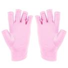 Luvas UV SUNUV para unhas de gel, profissionais UPF 50+ rosa