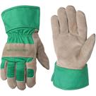 Luvas Wells Lamont Kids Leather Palm Durable Green 5-8 Y Luvas Wells Lamont Kids Leather Palm Durable Green 5-8 Y