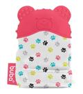 Luvinha Mordedor Bebê Silicone Urso Rosa Buba - Buba Toys