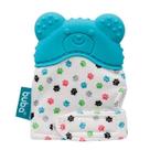 Luvinha Mordedor de Silicone Urso Rosa Meninas Azul Meninos - Buba Baby