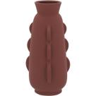 LUXOR VASO 28x14x14cm CERÂMICA MARROM