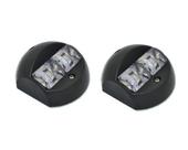 Luz Bombordo e Boreste para Targa ou Lateral de Cabine cor Preta - Led 12v