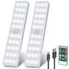 Luz de armário LED Lightbiz 30 LEDs Dimmer USB recarregável