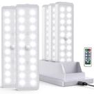 Luz de armário LED Lightbiz com estação de carregamento e controle remoto