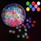 Luz de balão LED Aogist Multicolor Rainbow 100 unidades Luz de balão LED Aogist Multicolor Rainbow 100 unidades