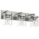 Luz de banheiro Danshinro 21,7" de níquel escovado 120V